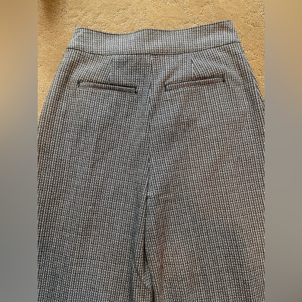 A wide leg, pleaded pant. Fits really well at the waist, (high wasted). - Picture 3 of 8